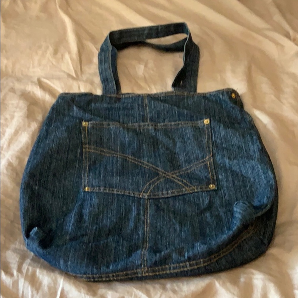 Denim tote